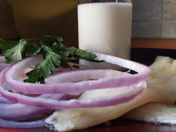 Ribji file v jogurtu